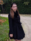 1950s Fur Collar Waisted Winter Coat