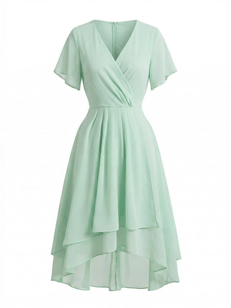 johnny was asymmetrical dress Johnny Was Women's The Janie Favorite Asymmetric Hem Short Dress in Christy Blue, Size Small, Bold main image 1