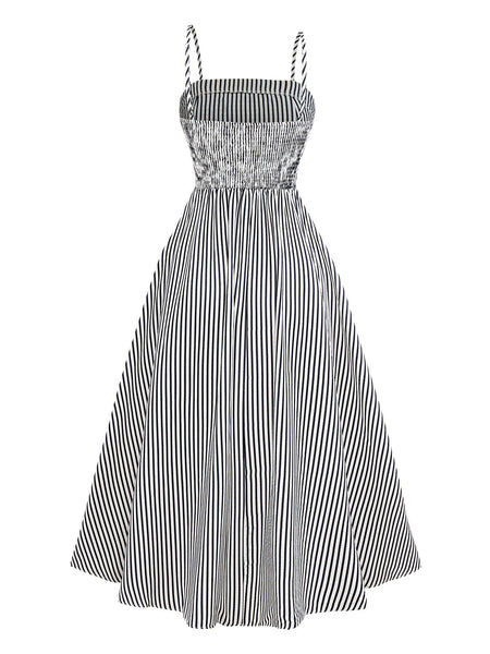 sachin and babi light blue dress Cute Navy Blue Dress - Striped Dress - Bodycon Dress - $58.00