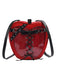 Gothic Apple Corset Bow Leather Crossbody Bag
