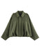 1980s Lapel Oversized Suede Jacket