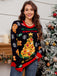 1940s Led Light-Up Jacquard Christmas Sweater