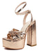 Metallic Disco Platform High Heel Shoes