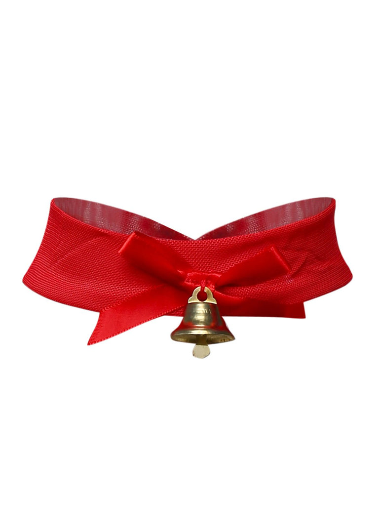 Red 1950s Ruffle Strap Lace Sheer Nightdress