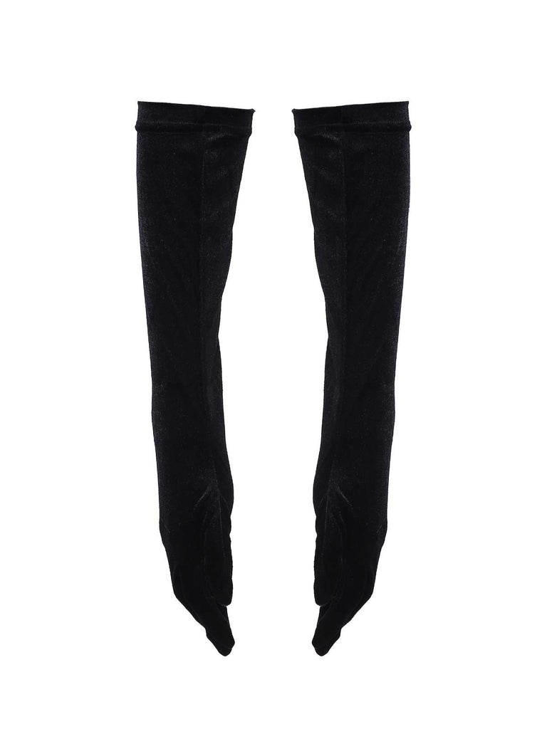 Wine Red 1970s Halloween Velvet Pirate Captain Dress