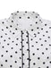 1950s Polka Dot Belted Sleeveless Shirt Dress
