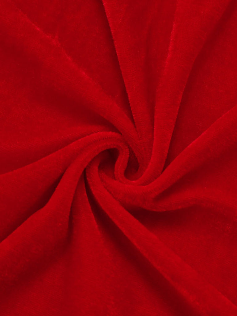 1950s Solid Lace Velvet Patchwork Cape