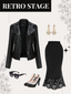 1980s Solid Lapel Leather Jacket