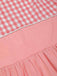 Pink 1950s Gingham Plaid Patchwork Cotton Dress