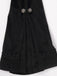 Black 1950s Gothic Lapel Bell Sleeve Lace Coat