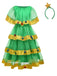 Green Christmas Tree Costume With Bell