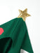 Green 1950s Christmas Tree 3D Embellished Hooded Cape