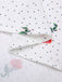 White Satin-faux Cherry Polka Dot Dress