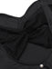 Black 1960s Solid Pearl Buttons Suspender Dress
