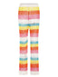 Rainbow 1970s Hollow Knitted Beach Pants