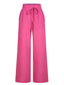 1940s Solid Elastic Waist Loose Pants