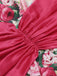 Multicolor 1950s Back Bow Antique Floral Dress
