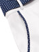 Blue 1940s Polka Dot Patchwork Suspender Romper