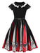โ1950s Halloween Skull Owl Patchwork Dress (65% off)