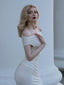 Ivory 1960s Cap Sleeve Slim Pleated Dress