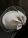 Vintage Pearl Decor Mesh Berets Woolen Hat
