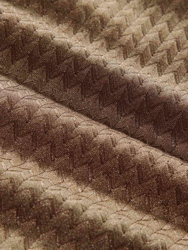 1950s Textured Fabric Colored Stones Bikini Set