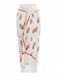 Beige 1960s Plants & Floral Cover-Up
