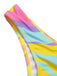 1970s Colorful Halter Bikini Set & Cover-Up
