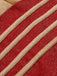 Red 1950s Stripe Patchwork One-Piece Swimsuit