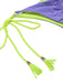1950s Tie Back Backless Braided Bikini Set