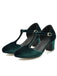 Retro T-Strap Mary Jane High Heel Shoes