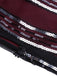 Wine Red 1920s Peacock Flapper Dress