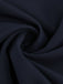 Navy Blue 1950s Solid Belt Swing Dress