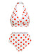 1950s Retro Polka Dots Bikini Set & Apron