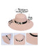 Vintage Wide Brim Foldable Sun Hat With Pearl