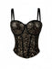 1980s Punk Sequin Boned Corset