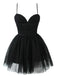 1970s Spaghetti Strap Bow Tulle Dress