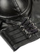 Black Steampunk Leather Gothic Strap Corset