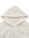 Hooded Teddy Bear Embroidered Fleece Romper 5