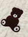 Hooded Teddy Bear Embroidered Fleece Romper 6