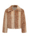 Spotted Faux Fur Bambi Style Jacket 1