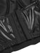Black Steampunk Leather Gothic Strap Corset