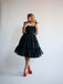 1950s Solid Multi-Layered Ruffle Tulle Dress