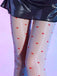 Vintage Heart Dots High-Waisted Pantyhose