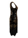 1920s V-Neck Sequined Beading Flapper Dress