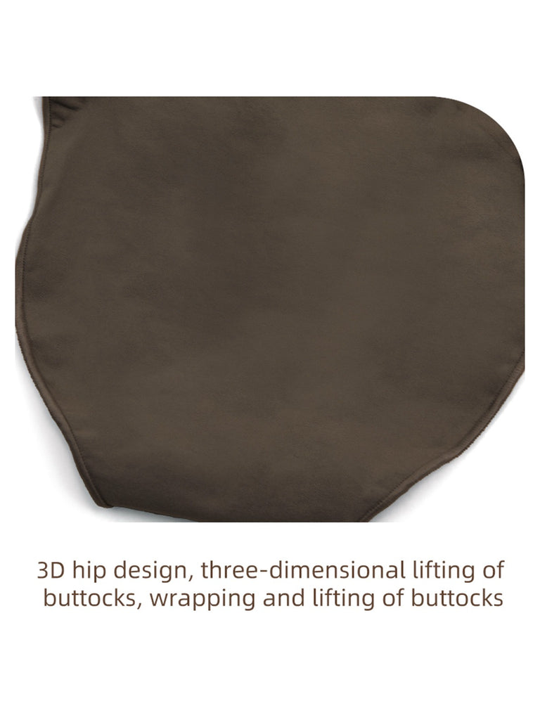 1980s Solid Front Zipper Shapwear Bodysuit