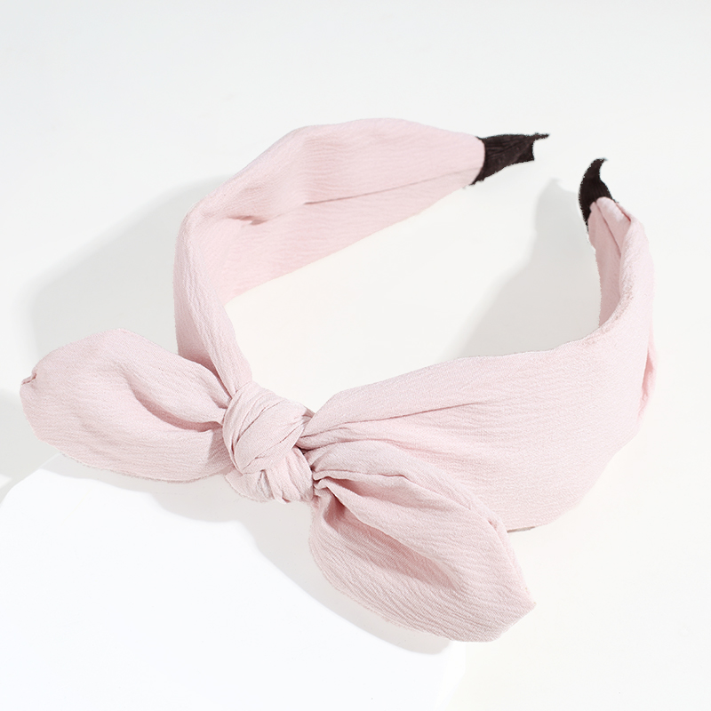 Retro Solid Knotted Bowknot Headband