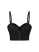 1970s Slip Crystal Cropped Bustier Top