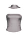 1960s Solid Satin Halter Neck Tube Top