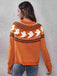 1980s Halloween Boo Polka Dot Knitted Sweater